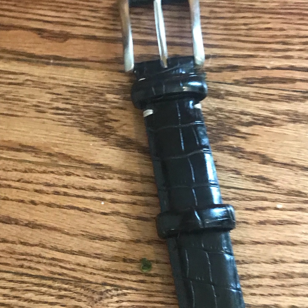 Black Leather Belt